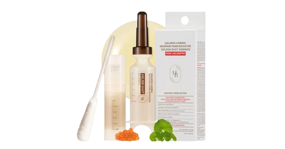 HEVEBLUE Salmon Caring Centella New Pair PDRN Booster 100,000 Shot – PDRN Booster Szérum 1db Végkiárusítás