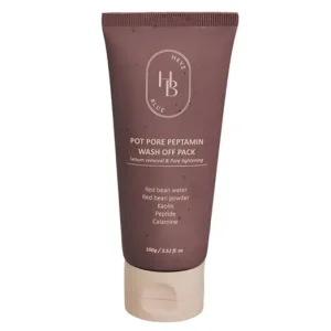 HEVEBLUE Pot Pore Peptamin Wash Off Pack – Agglomeráló Maszk a Pórusok Szűkítésére 100g Kedvezményes ár