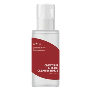 Isntree Clear Skin Chestnut 8% AHA Essence - Hámlasztó Esszencia Tejsavval és Glikolsavval 100ml Árcsökkenés