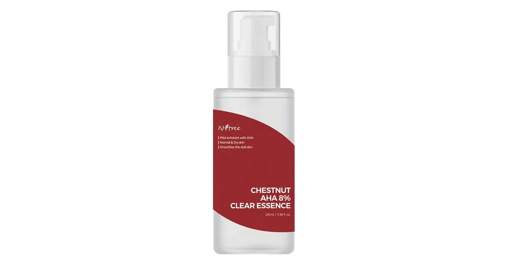 Isntree Clear Skin Chestnut 8% AHA Essence - Hámlasztó Esszencia Tejsavval és Glikolsavval 100ml Árcsökkenés