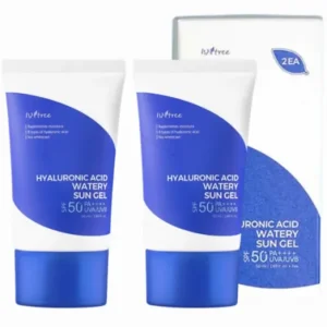 Isntree Hyaluronic Acid Watery Sun Gel SPF 50+ PA++++ DUPLA PACK - Fényvédő Gél (2х50ml) Gyors kiszállítás
