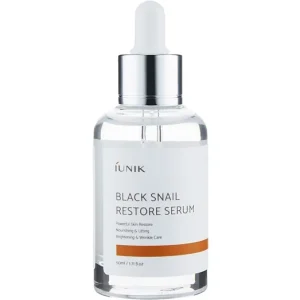 IUNIK Black Snail Restore Serum - Regeneráló Szérum Fekete Csiganyálkával 50ml Expressz kézbesítés