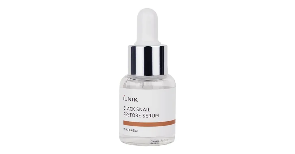 IUNIK Black Snail Serum MINI - Regeneráló Szérum Fekete Csiganyálkával MINI 15ml Azonnal elérhető