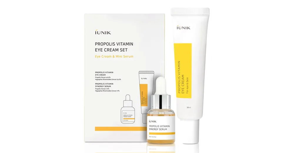 Outlet iUNIK Propolis Vitamin Eye Cream Set – Kozmetikai Készlet Érett Bőrre