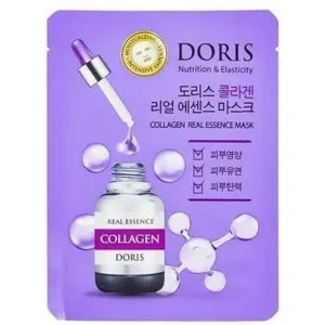 Szezonális akció Doris Collagen Real Essence Mask - Hidratáló Fátyolmaszk 1db/25ml