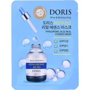 Szuper akció Doris Hyaluronic Acid Real Essence Mask - Hidratáló Fátyolmaszk 1db/25ml