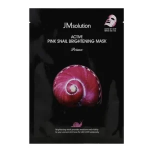 Biztonságos vásárlás JMsolution Active Pink Snail Brightening Mask Prime – Arcmaszk Csiganyálkával 1db/30ml