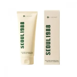 K-SECRET SEOUL 1988 Cleansing Foam Pine Cica 1% + Probiotics - Arctisztító Hab Centellával és Probiotikumokkal 150ml Prémium