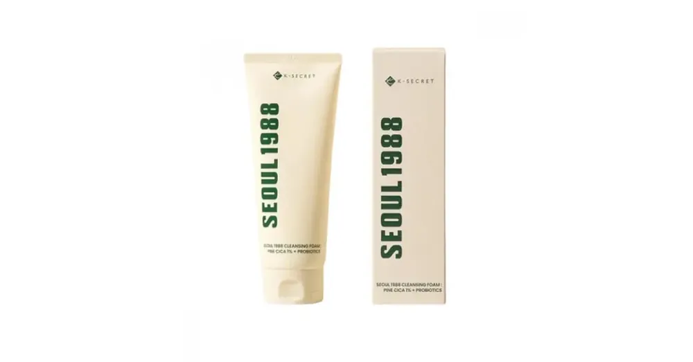 K-SECRET SEOUL 1988 Cleansing Foam Pine Cica 1% + Probiotics - Arctisztító Hab Centellával és Probiotikumokkal 150ml Prémium