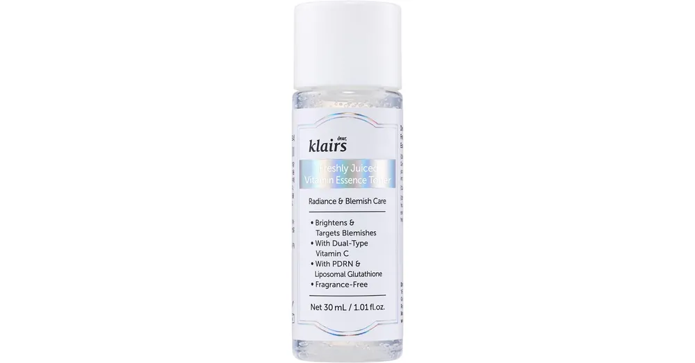 Klairs Freshly Juiced Vitamin Essence Toner MINI – Tonik-Esszencia C-Vitaminnal MINI 30ml Szezonális akció