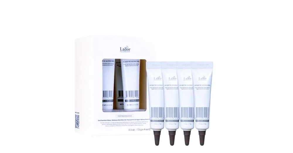 Különleges ajánlat Lador Scalp Scaling Spa - Fejbőrápoló Hajpakolás 4x15g