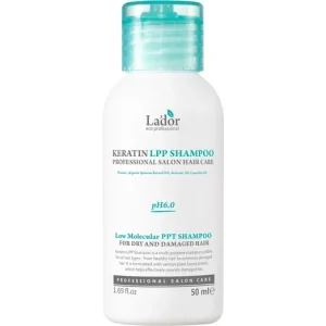 Kedvezményes ár Lador Keratin LPP Shampoo MINI - Szilikonmentes Hajgyógyító Sampon MINI 50ml