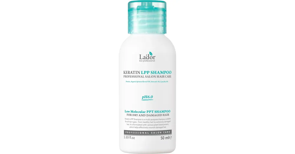 Kedvezményes ár Lador Keratin LPP Shampoo MINI - Szilikonmentes Hajgyógyító Sampon MINI 50ml