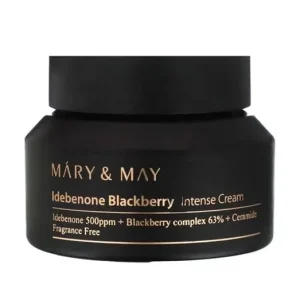 Azonnal elérhető Mary&May Idebenone Blackberry Intense Cream - Ránctalanító Krém Idebenonnal 70g