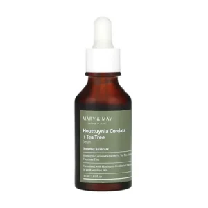 Szuper akció Mary&May Houttuynia Cordata and Tea Tree Serum - Akne Elleni Szérum Növényi Kivonattal 30ml