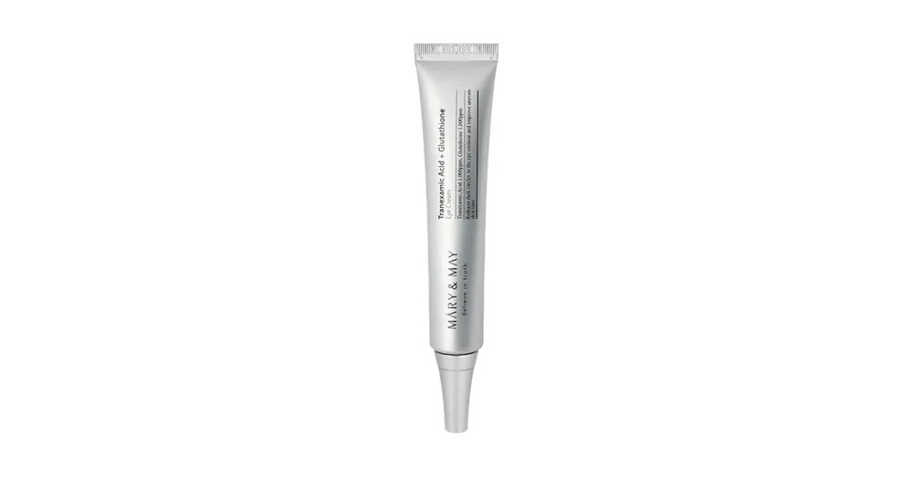 Mary&May Tranexamic Acid + Glutathion Eye Cream MINI – Szemkörnyékápoló Krém MINI 12ml Újdonság