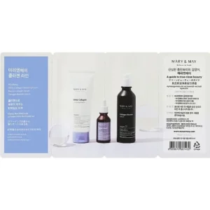 Mary&May Collagen Line 3Step Sachet (Cleansing Foam 1.5g + Serum 1.5g + Lotion 1.5g) (sample) – Bőrvilágosító Mintaszett 4.5g (sample) Legjobb ár
