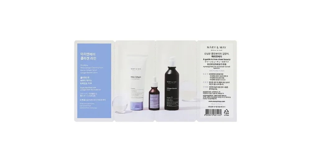 Mary&May Collagen Line 3Step Sachet (Cleansing Foam 1.5g + Serum 1.5g + Lotion 1.5g) (sample) – Bőrvilágosító Mintaszett 4.5g (sample) Legjobb ár