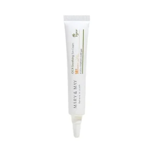 Expressz szállítás Mary&May Cica Soothing Sun Cream SPF50+/PA++++ MINI - Nyugtató és Hidratáló Fényvédő Krém MINI 12ml