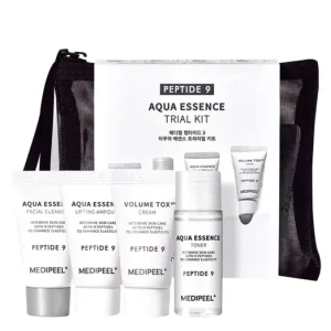 Újdonság Medi-Peel Peptide 9 Aqua Essence Trial Kit – Miniatűr Arcápoló Szett Peptid Komplexszel