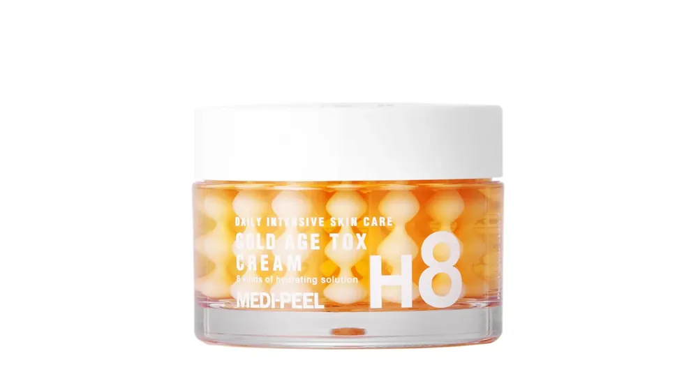 Legjobb ár Medi-Peel Gold Age Tox H8 Cream – Öregedésgátló Kapszulakrém Arany Selyemhernyó Kivonattal 50g