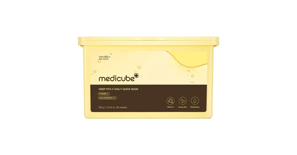 Medicube Deep Vita C Daily Quick Mask - Helyreállító Arcmaszk 30db/350g Prémium