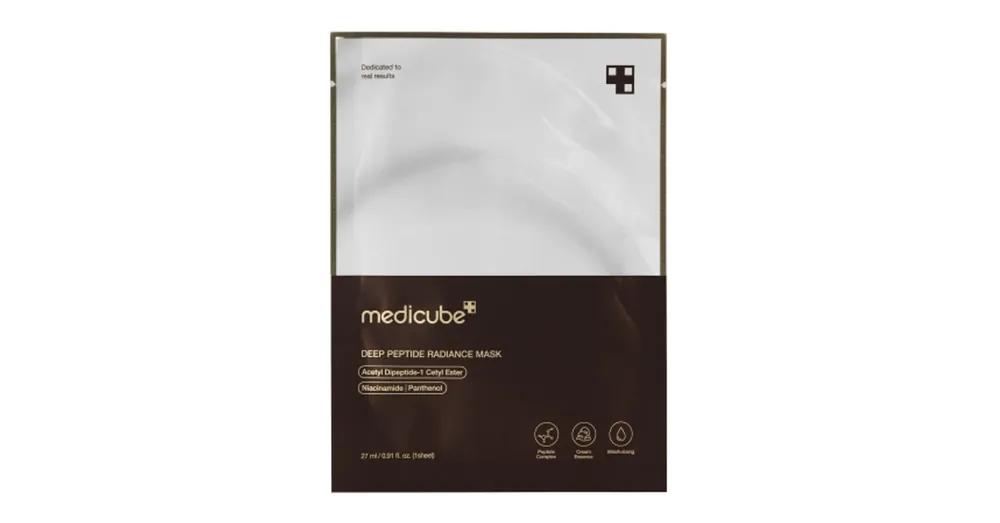 Medicube Deep Peptide Mask - Ragyogtató Fátyolmaszk Peptidekkel - 1db/27ml Biztonságos fizetés