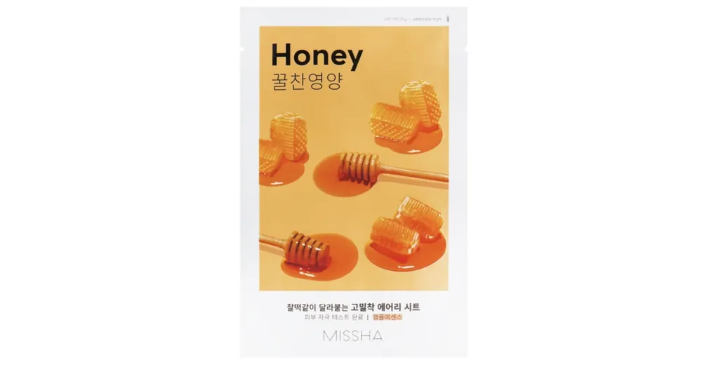 Missha Airy Fit Sheet Mask - Honey – Regeneráló Textilmaszk Mézzel 19g Akció