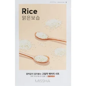 Missha Airy Fit Sheet Mask - Rice – Simító Textilmaszk Rizskivonattal 19g Olcsóbb