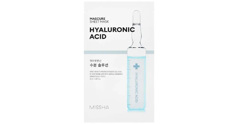 Exkluzív ajánlat Missha Mascure Hydra Solution Sheet Mask – Hidratáló Arcmaszk Hialuronsavval 28ml