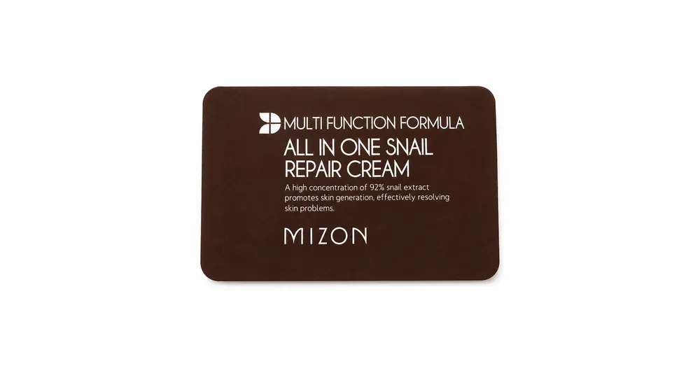 Mizon All in One Snail Repair Cream (sample) – Regeneráló Csiganyálas Arckrém (sample) 2ml Expressz szállítás