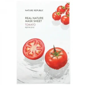 Expressz kézbesítés Nature Republic Real Nature Tomato Sheet Mask - Tápláló Arcmaszk 1db/23ml