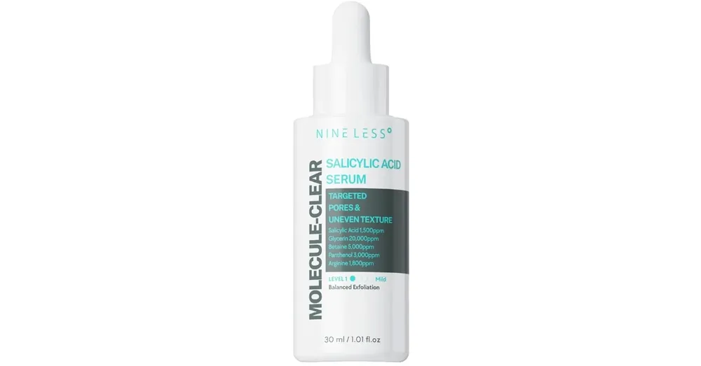 Nine Less Molecule-Clear Salicylic Acid Serum – Szalicilsavas Szérum 30ml Alacsony ár