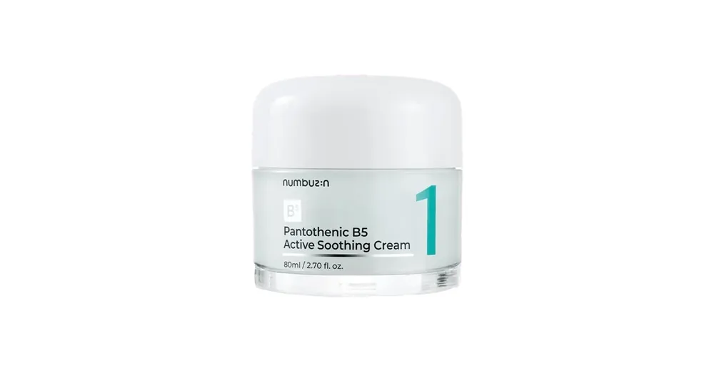 Különleges ajánlat Numbuzin No.1 Pantothenic B5 Active Soothing Cream - Nyugtató Arckrém Panthenollal 80ml
