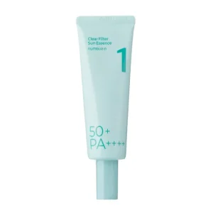 Exkluzív ajánlat Numbuzin No.1 Clear Filter Sun Essence SPF50+ PA++++ – Fényvédő Arcesszencia 50ml