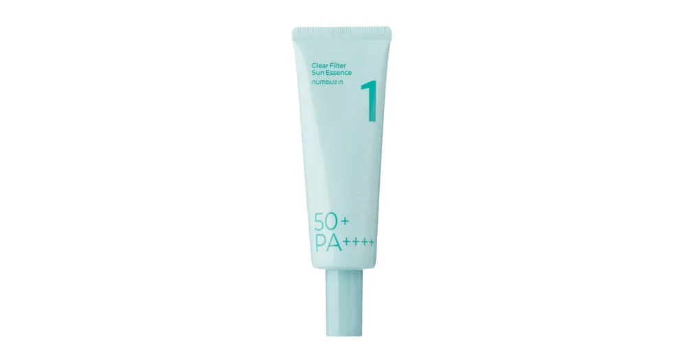 Exkluzív ajánlat Numbuzin No.1 Clear Filter Sun Essence SPF50+ PA++++ – Fényvédő Arcesszencia 50ml