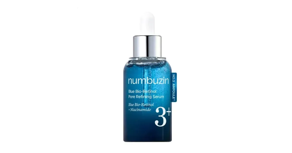 Numbuzin No.3 Blue Bio-Retinol Pore Refining Serum – Pórusösszehúzó Szérum Retinollal 30ml Csak ma