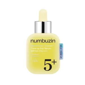 Numbuzin No.5+ Glutathione Vitamin Tone-up Sun Serum SPF50+ PA++++ – Tone-up Fényvédő Szérum 30ml Gyors kiszállítás
