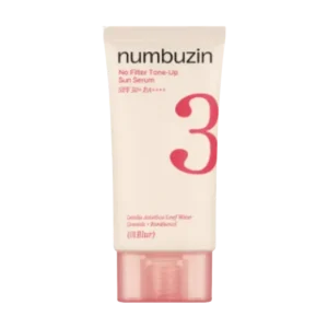 Azonnali szállítás Numbuzin No.3 No Filter Tone-Up Sun Serum – 01 Blur – Tone-up Fényvédő Szérum 50ml