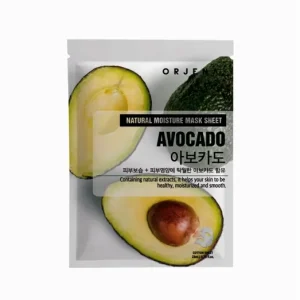 Orjena Natural Moisture Avocado Mask Sheet - Szövetmaszk Avokádó Kivonattal 1db/23ml Vedd meg most