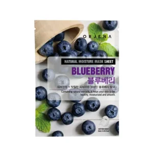 Orjena Natural Moisture Blueberry Mask Sheet - Szövetmaszk Áfonya Kivonattal 1db/23ml Akció