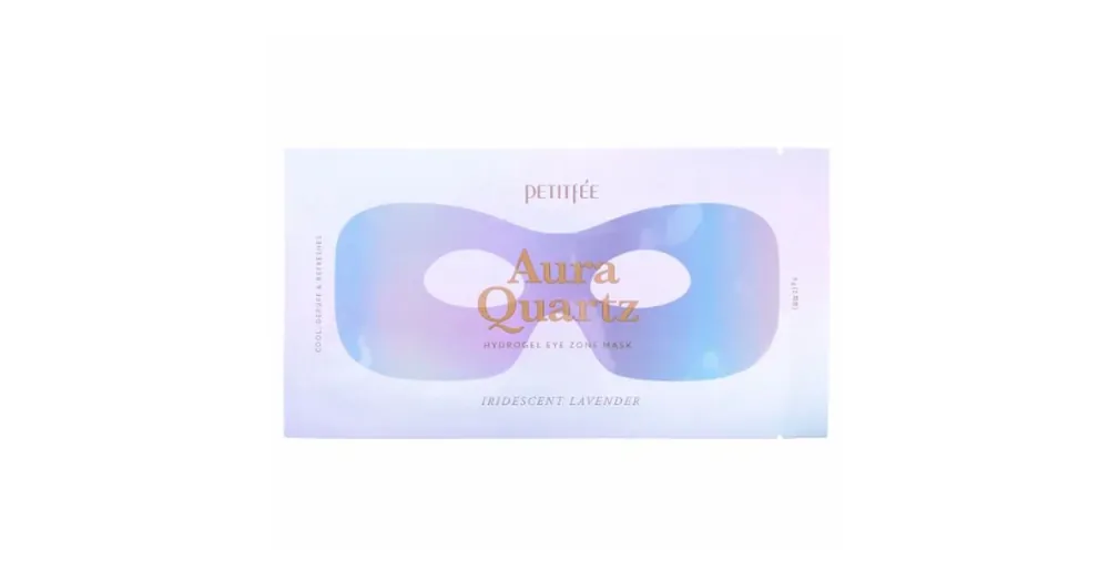 Utolsó esély Petitfee Aura Quartz Hydrogel Eye Zone Mask Iridescent Lavender - Hidrogél Szemmaszk 8g