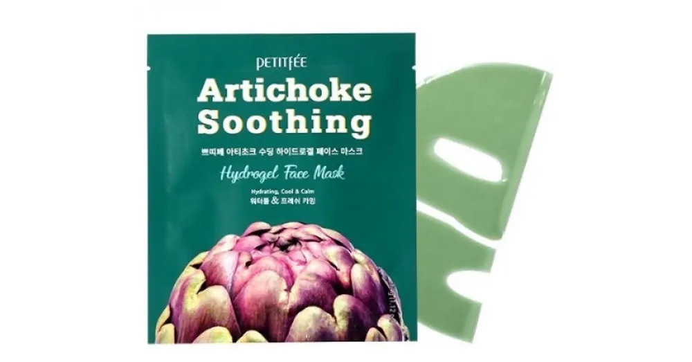Petitfee Artichoke Soothing Hydrogel Face Mask – Nyugtató Hidrogél Arcpakolás 1db/32g Legjobb ár