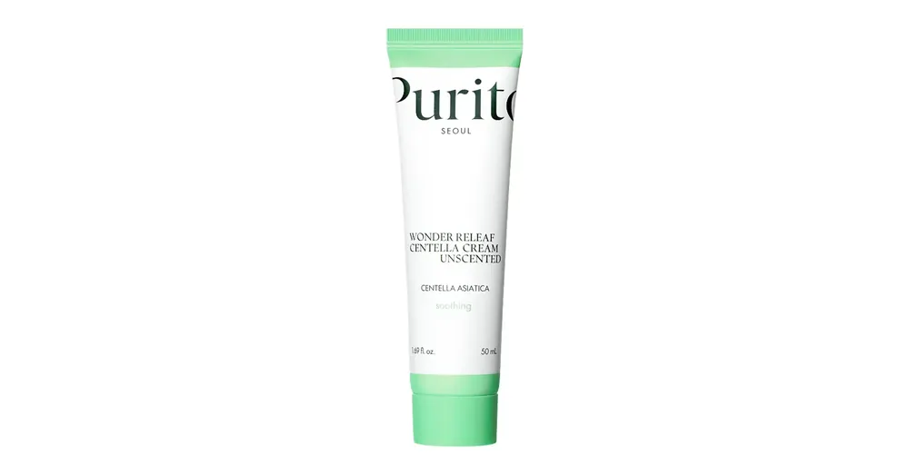 Újdonság Purito Seoul Wonder Releaf Centella Cream Unscented - Illatmentes Krém Centellával 50ml