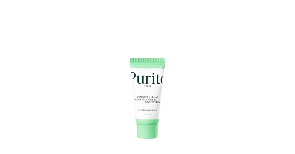 Purito Seoul Wonder Releaf Centella Cream Unscented MINI - Illatmentes Krém Centellával MINI 15ml Újdonság