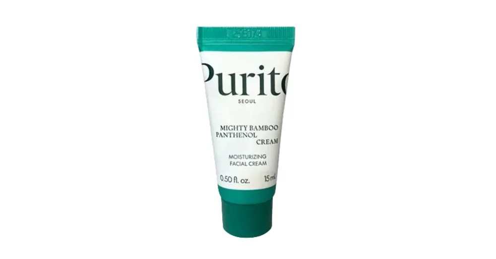 Exkluzív ajánlat Purito Seoul Mighty Bamboo Panthenol Cream MINI – Nyugtató Krém Pantenollal MINI 15ml