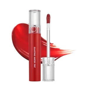 Vásárlói kedvenc rom&nd Glasting Water Tint - 02 Red Drop - Fényes Üvegajak Hatású Ajaktinta 4g