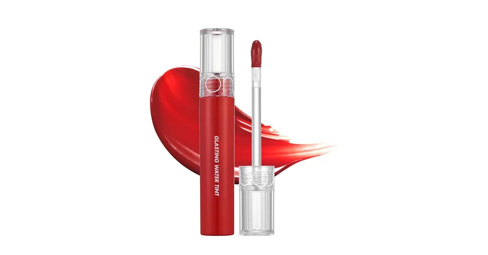 Vásárlói kedvenc rom&nd Glasting Water Tint - 02 Red Drop - Fényes Üvegajak Hatású Ajaktinta 4g