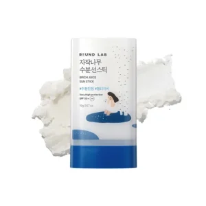 Round Lab Birch Juice Moisturizing Sun Stick SPF 50+ PA++++ – Napvédő Stift Nyírfalével 19g Szezonális akció