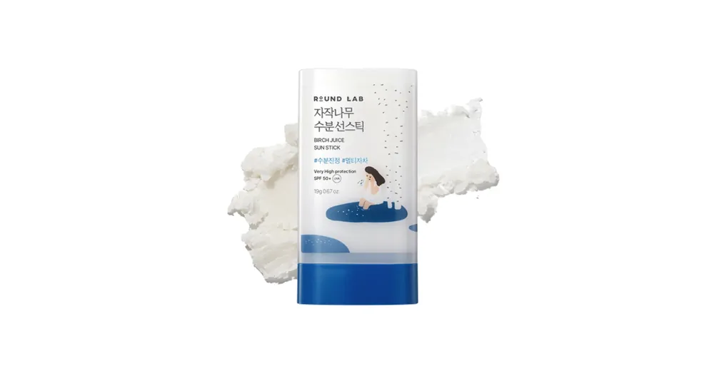 Round Lab Birch Juice Moisturizing Sun Stick SPF 50+ PA++++ – Napvédő Stift Nyírfalével 19g Szezonális akció